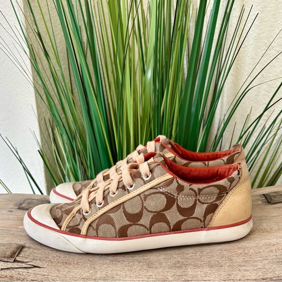 Coach Canvas Barrett Sneakers - Picture 1 of 10